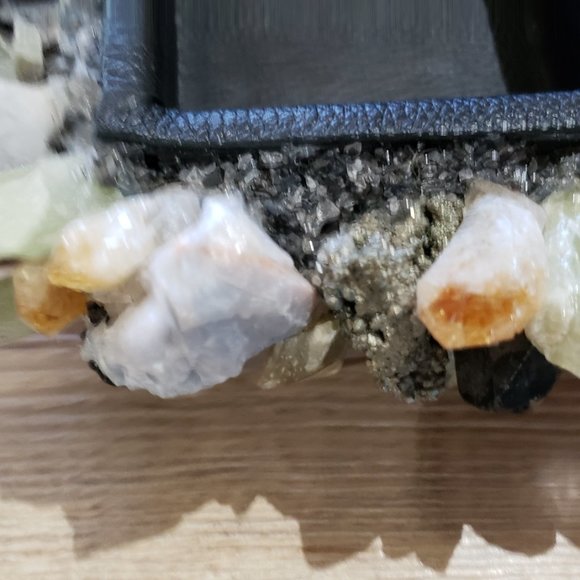 McCoy Crystal Quartz Amethyst Pyrite Cab Jewelry Box Anthropologie Free People - Picture 8 of 16